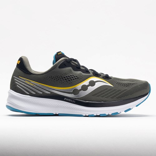 Orthofeet Saucony Ride 14 Men's Running Shoes Rockface / Topaz | PZ9210367