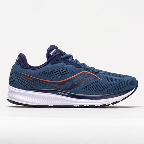 Orthofeet Saucony Ride 14 Women's Running Shoes Midnight / Copper | XA6309854