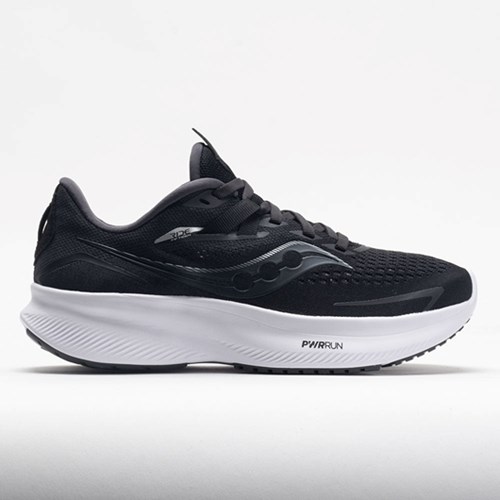 Orthofeet Saucony Ride 15 Men's Running Shoes Black / White | RP8514293