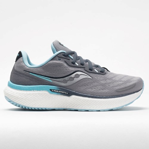 Orthofeet Saucony Triumph 19 Women's Running Shoes Alloy / Powder | AV0162758