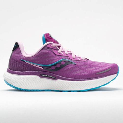 Orthofeet Saucony Triumph 19 Women's Running Shoes Razzle / Blaze | ZE6371584