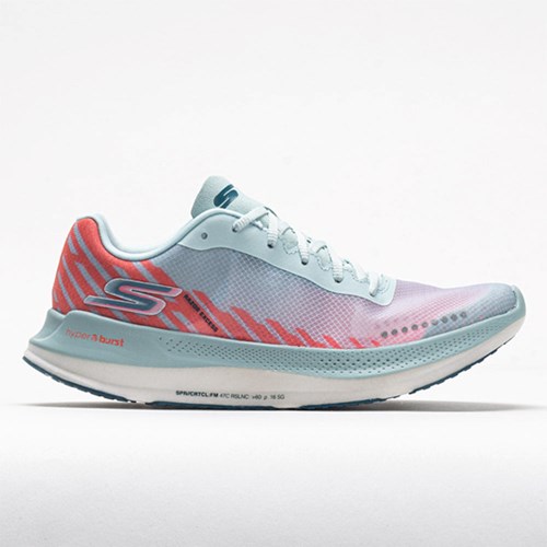 Orthofeet Skechers GOrun Razor Excess Women's Running Shoes Slate / Pink | ZC9870253