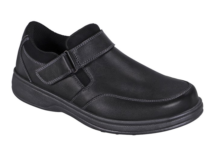 Orthofeet Zodiac Black Orthotic Men's Casual Shoes Black | CJ4032579