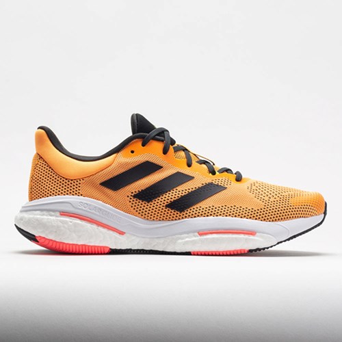 Orthofeet adidas Solar Glide 5 Men's Running Shoes Flash Orange / Carbon / Turbo | UL1254607