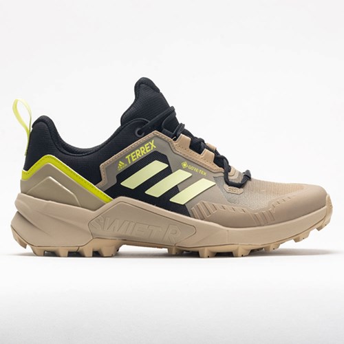 Orthofeet adidas Terrex Swift R3 GTX Men's Hiking Shoes Beige Tone / Pulse Yellow | LN0318425