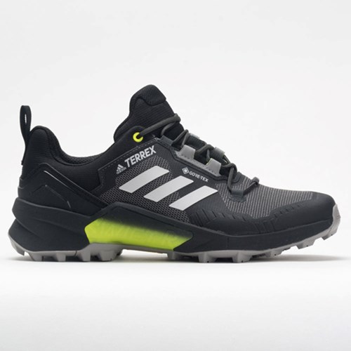 Orthofeet adidas Terrex Swift R3 GTX Men's Hiking Shoes Black / Grey / Solar Yellow | MH1054832