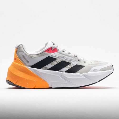 Orthofeet adidas adiSTAR Men's Running Shoes Grey / Carbon / Flash Orange | TV2465791